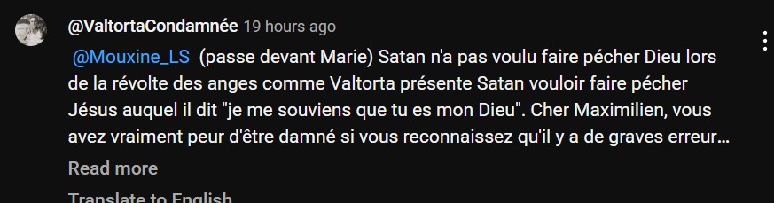 Alexis Maillard's Strange Comment